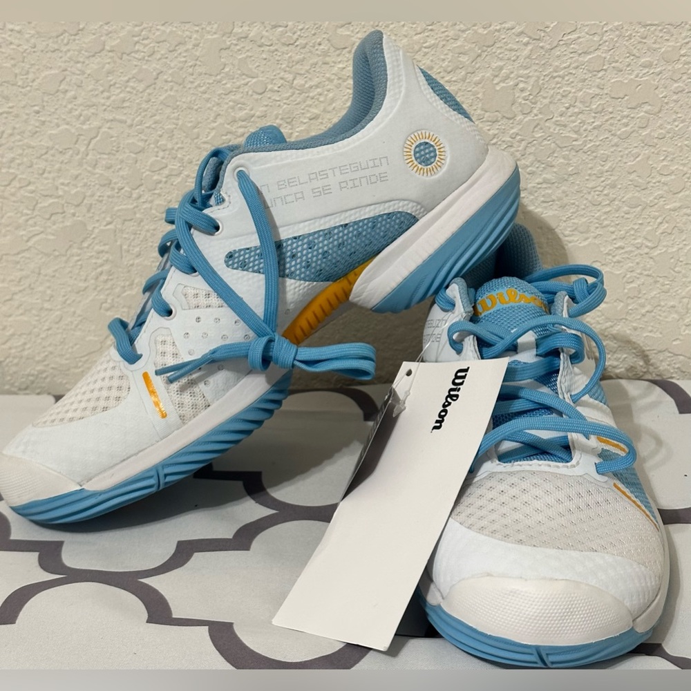Wilson Bela Pro Argentina Padel White Shoes WRS331120 M6/ W8
